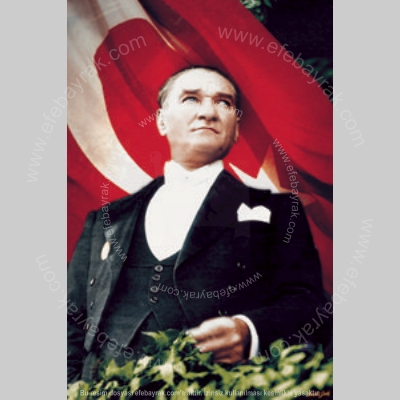 Atatürk Posteri No 19-300x450 cm Atatürk Posteri