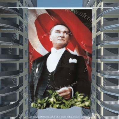 Atatürk Posteri No 19-150x225 cm Atatürk Posteri